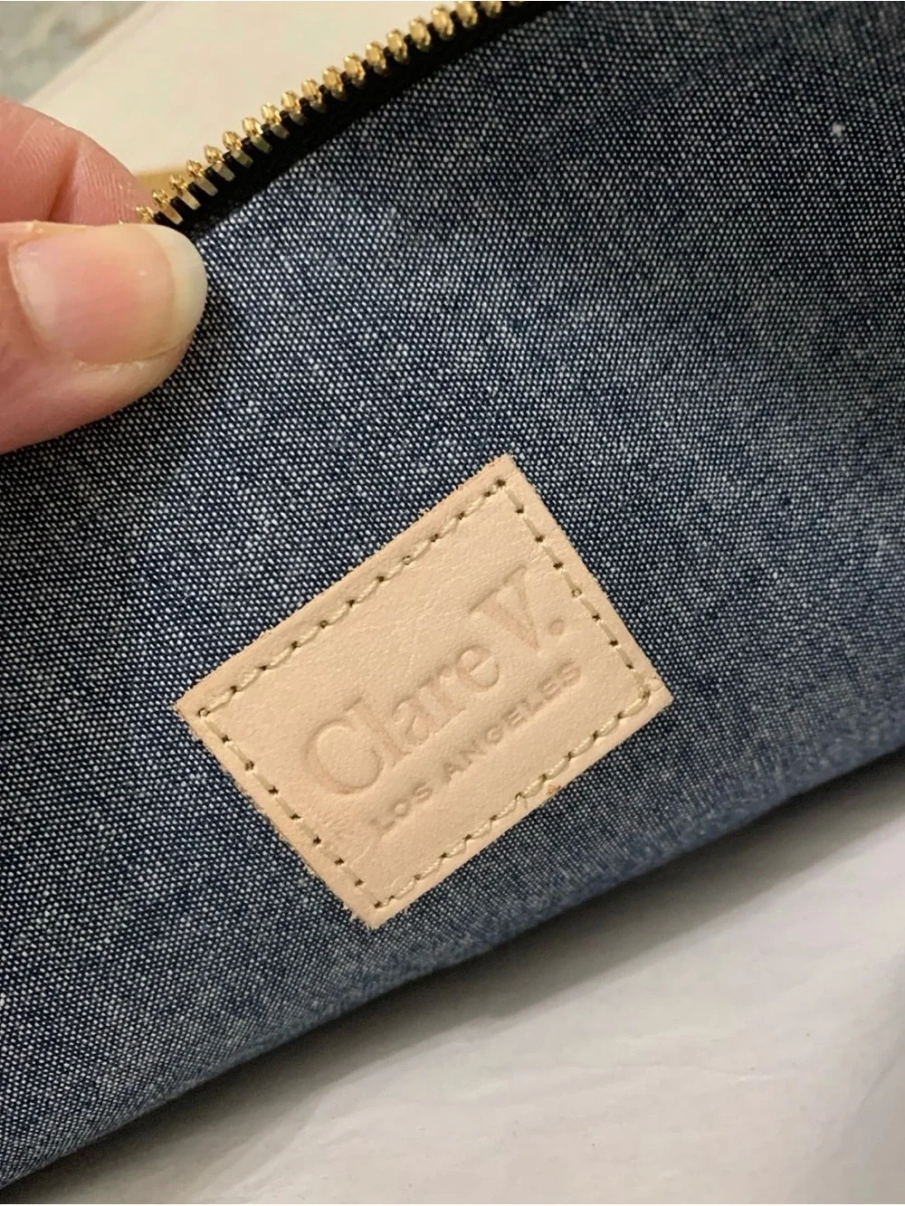 Clare V clare perforated